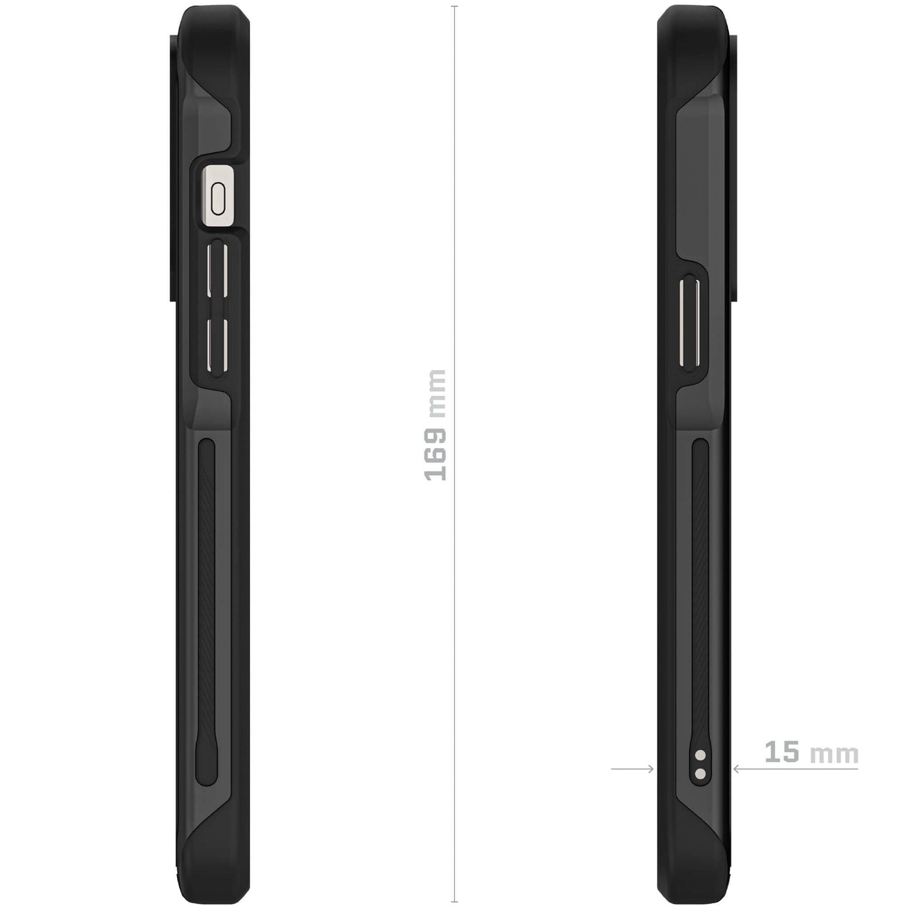 iPhone 15 Pro Max - Atomic Slim4 - Negro - Ghostek