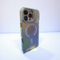 iPhone 17 Pro Max - Funda Iridiscente - MagSafe - Soporte en Cámaras - Turquesa