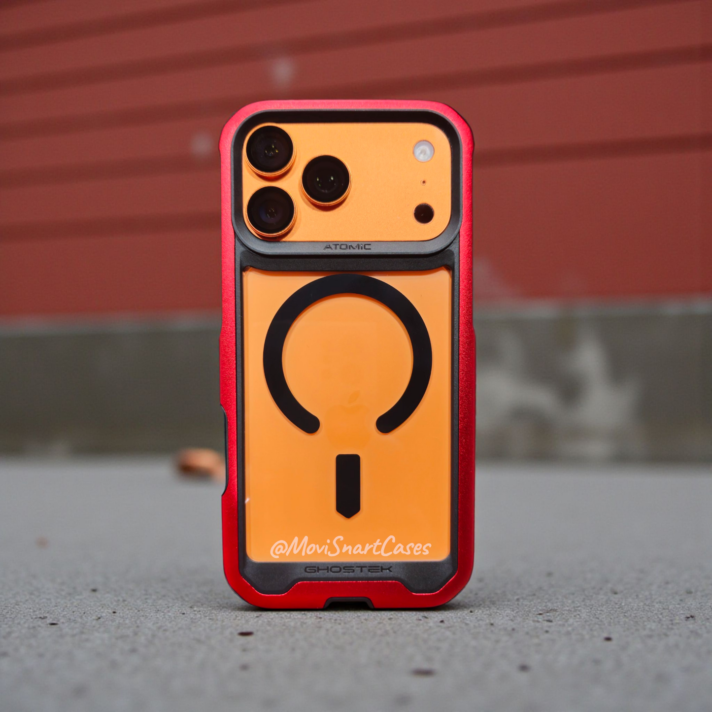 iPhone 17 Pro Max - Atomic Slim - MagSafe - Rojo - Ghostek