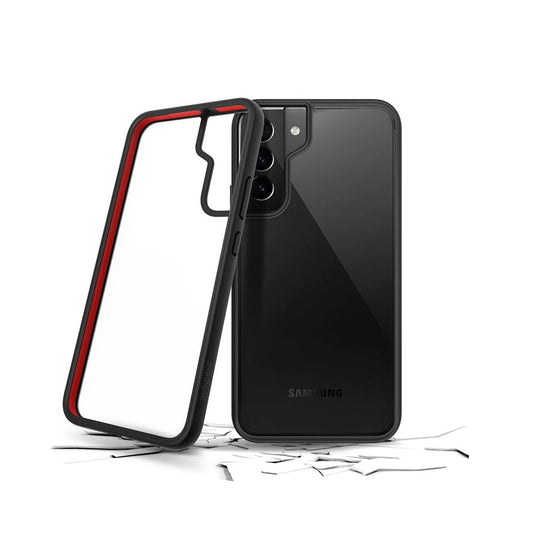 Samsung S22 Plus - Funda Safetee Slim - Transparente - Negro - Prodigee