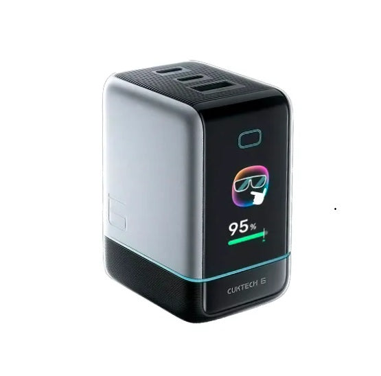 Cargador CUKTECH 6 Ultra GaN - 100W - Pantalla Inteligente