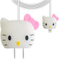 PROTECTOR 3D GOMA PARA ADAPTADOR APPLE 18W | 20W - HELLO KITTY
