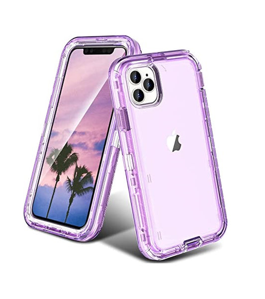 iPhone 12 Pro Max - Case 3 en 1 Antishock - Lila