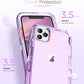 iPhone 12 Pro Max - Case 3 en 1 Antishock - Lila