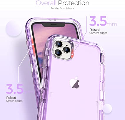 iPhone 12 Pro Max - Case 3 en 1 Antishock - Lila