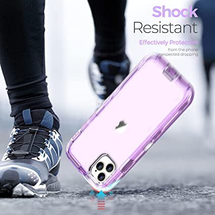 iPhone 12 Pro Max - Case 3 en 1 Antishock - Lila