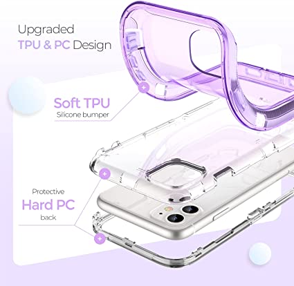 iPhone 12 Pro Max - Case 3 en 1 Antishock - Lila
