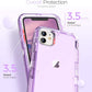 iPhone 12 | 12 Pro - Case 3 en 1 Antishock - Lila