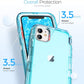 iPhone 12 | 12 Pro - Case 3 en 1 Antishock - Turquesa