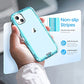 iPhone 13 - Cases 3 en 1 Antishock - Turquesa