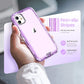 iPhone 12 | 12 Pro - Case 3 en 1 Antishock - Lila