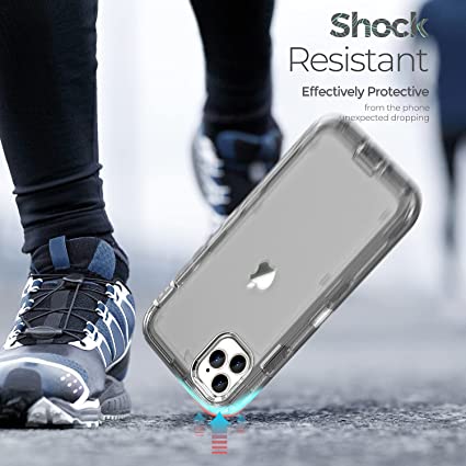 iPhone 12 Pro Max - Case 3 en 1 Antishock - Negro