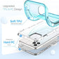 iPhone 12 Pro Max - Case 3 en 1 Antishock - Turquesa