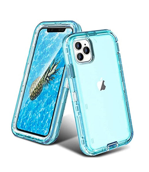 iPhone 12 Pro Max - Case 3 en 1 Antishock - Turquesa