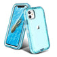 iPhone 12 | 12 Pro - Case 3 en 1 Antishock - Turquesa
