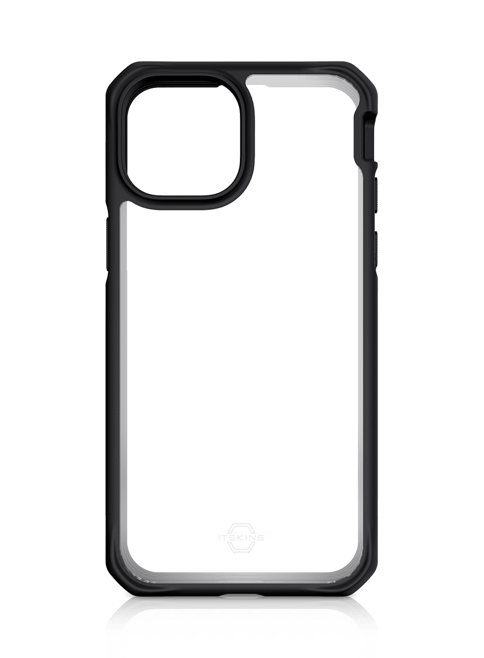 iPhone 13 - Hybrid Solid Negro Transparente - ItSkins
