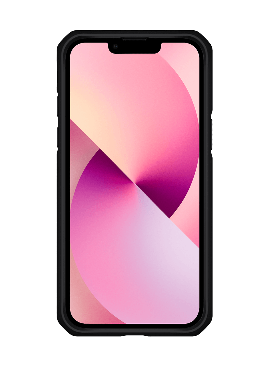 iPhone 13 - Hybrid Solid Negro Transparente - ItSkins