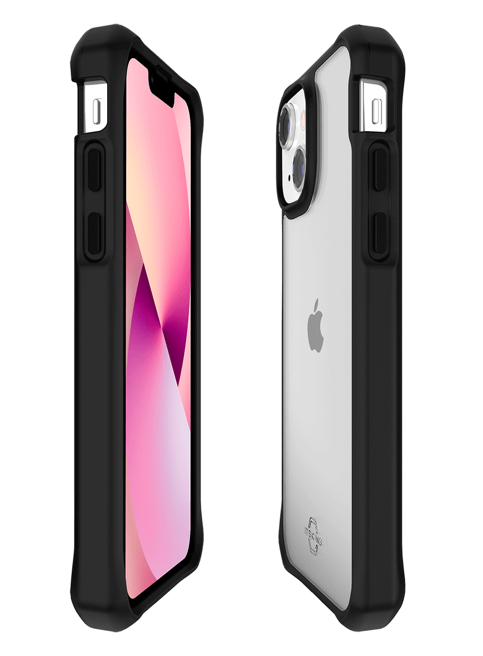 iPhone 13 - Hybrid Solid Negro Transparente - ItSkins