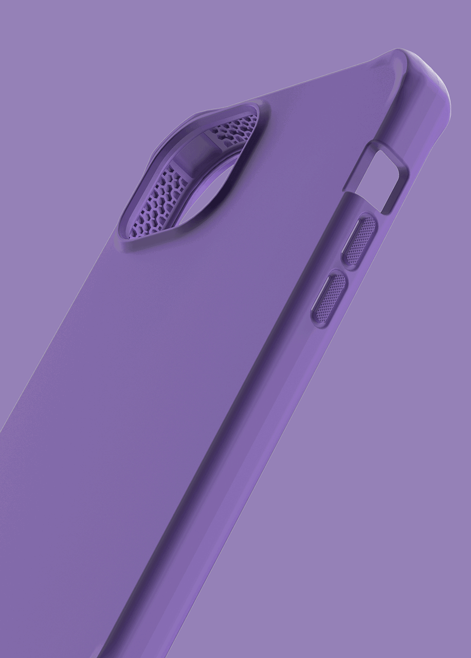 iPhone 14 Plus - Hybrid R - Silk - Lila - ItSkins