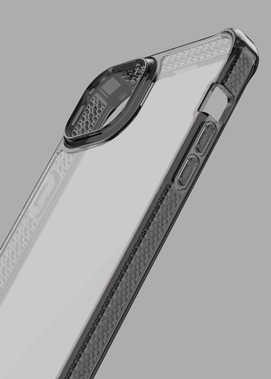 iPhone 14 Plus - Hybrid R Clear - Black - ItSkins