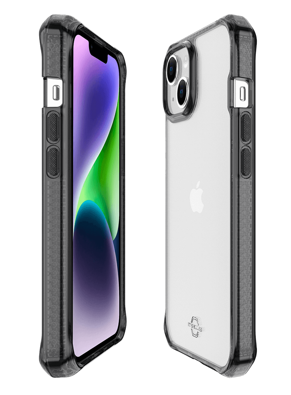 iPhone 14 Plus - Hybrid R Clear - Black - ItSkins
