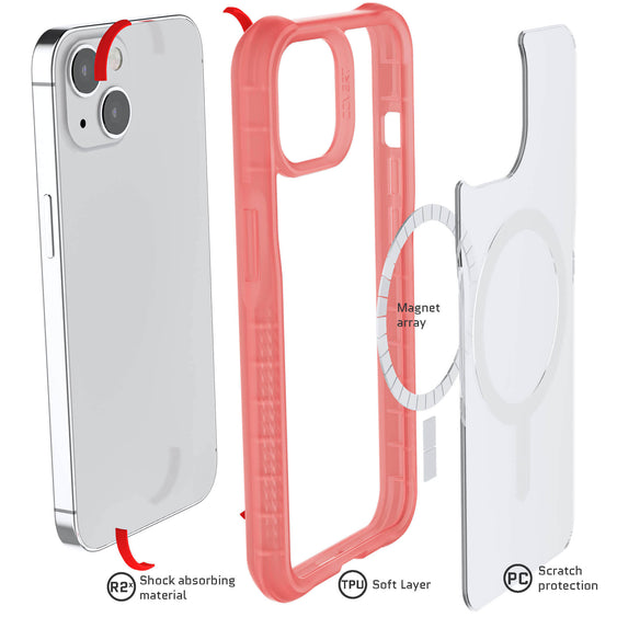 iPhone 13 - Covert6 - Rosa - Ghostek