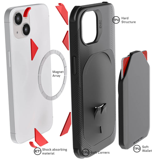 iPhone 13 - Exec5 - Negro - Ghostek
