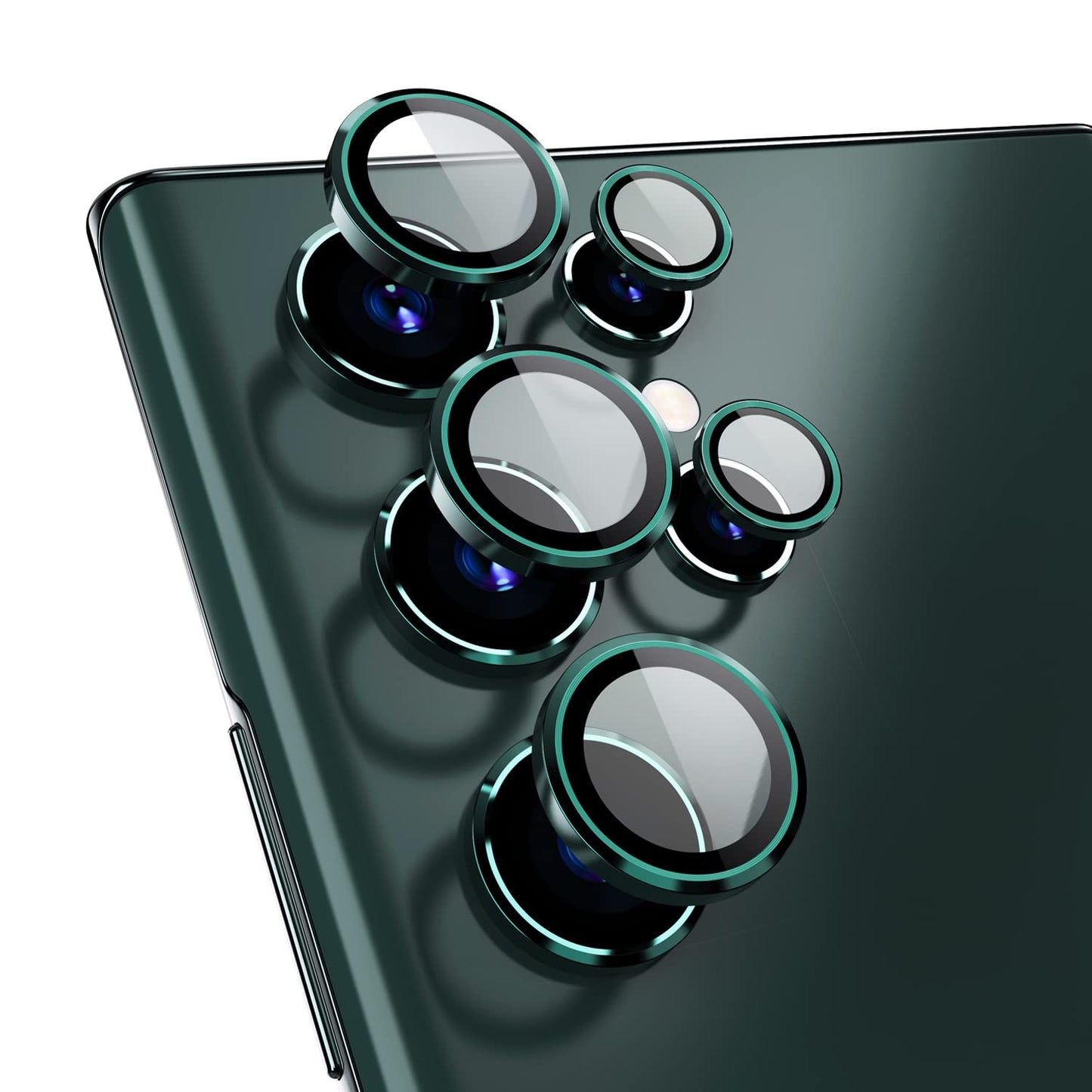 Samsung S22 Ultra - Protector de Cámaras de Aluminio - Verde