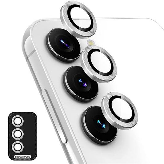 Samsung S23 | S23 Plus - Protector de Cámaras de aluminio - Plata