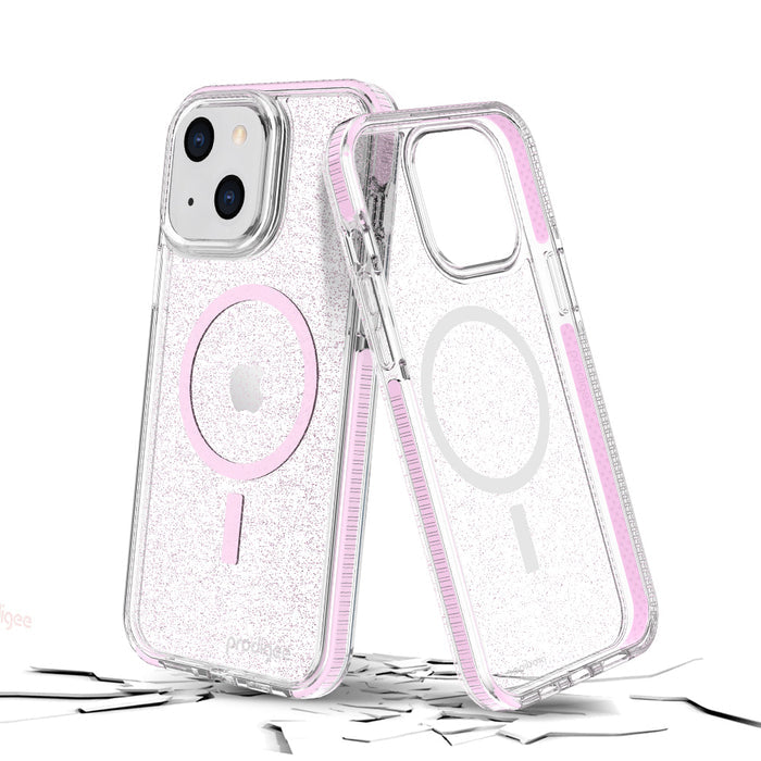 iPhone 13 - Super Star + Mag - Brillo Rosa - Prodigee