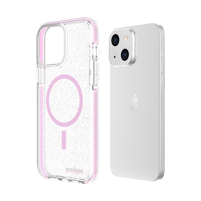 iPhone 13 - Super Star + Mag - Brillo Rosa - Prodigee