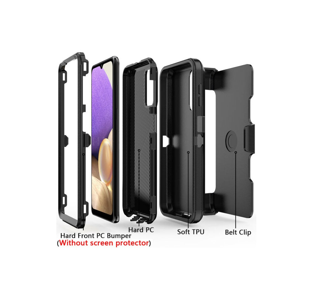 Samsung A72 - Negro - OtterBox Defender